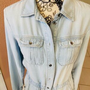 Guess Light Blue Denim dress